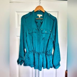 Emerald color Michael Kors top